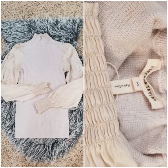 🍒NWT🍒 REBECCA TAYLOR TURTLENECK PULLOVER - Picture 5 of 6